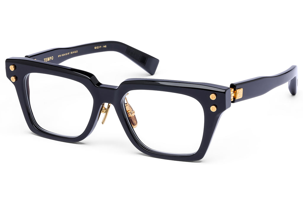 Balmain® Eyewear - Tempo Eyeglasses Black & 18k Gold