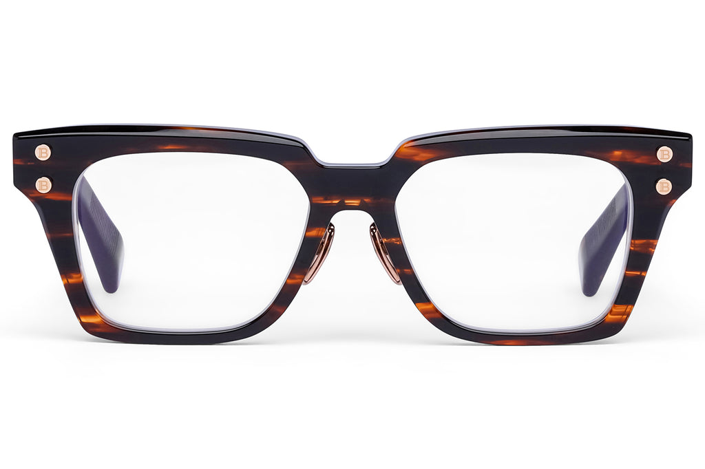 Balmain® Eyewear - Tempo Eyeglasses Crystal Grey & Shiny Black Rhodium