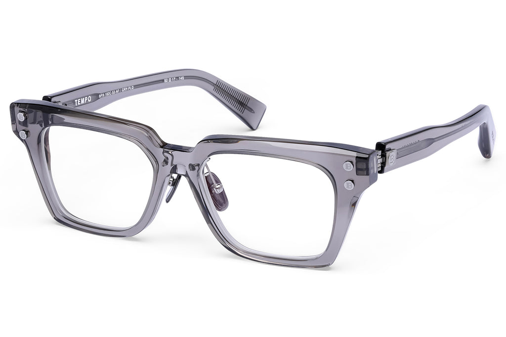 Balmain® Eyewear - Tempo Eyeglasses Brown Swirl & 12k Gold