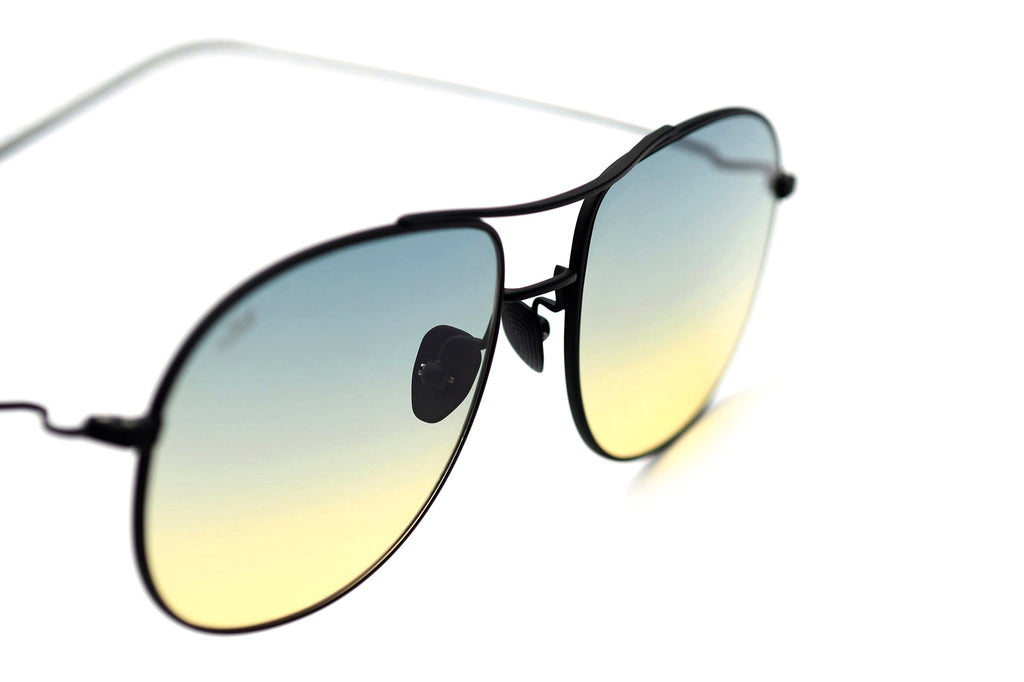 AKILA® Eyewear - Torrey Sunglasses Black w/ Meadow Gradient Lenses