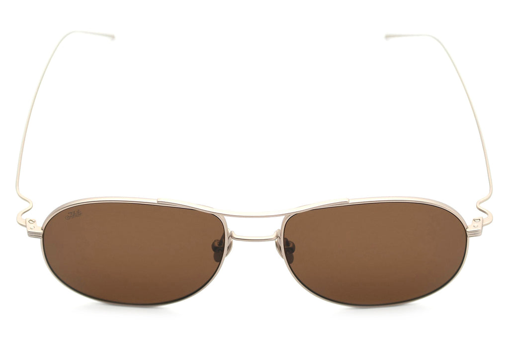 AKILA® Eyewear - Torrey Sunglasses Matte Gold w/ Brown Lenses