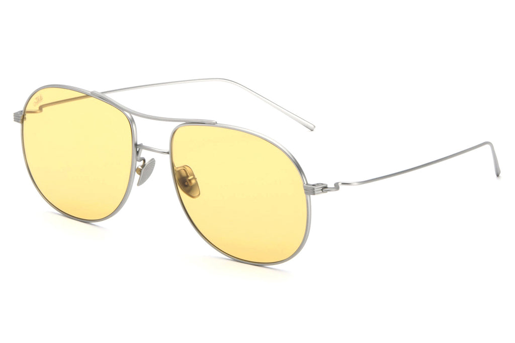 AKILA® Eyewear - Torrey Sunglasses Brushed Silver w/ Yellow Lenses