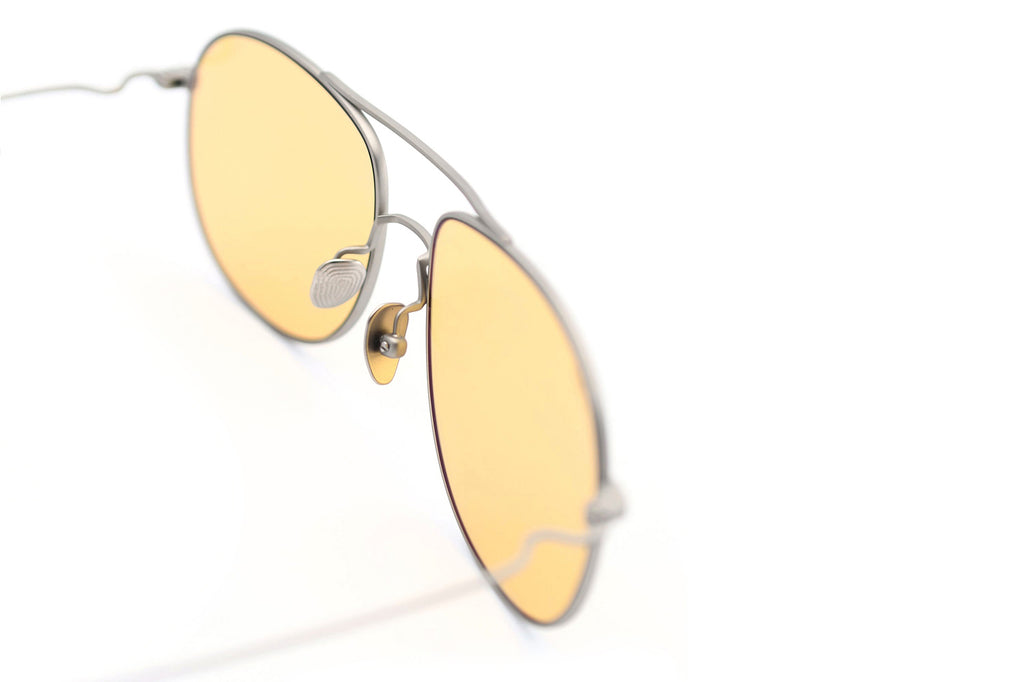 AKILA® Eyewear - Torrey Sunglasses Brushed Silver w/ Yellow Lenses
