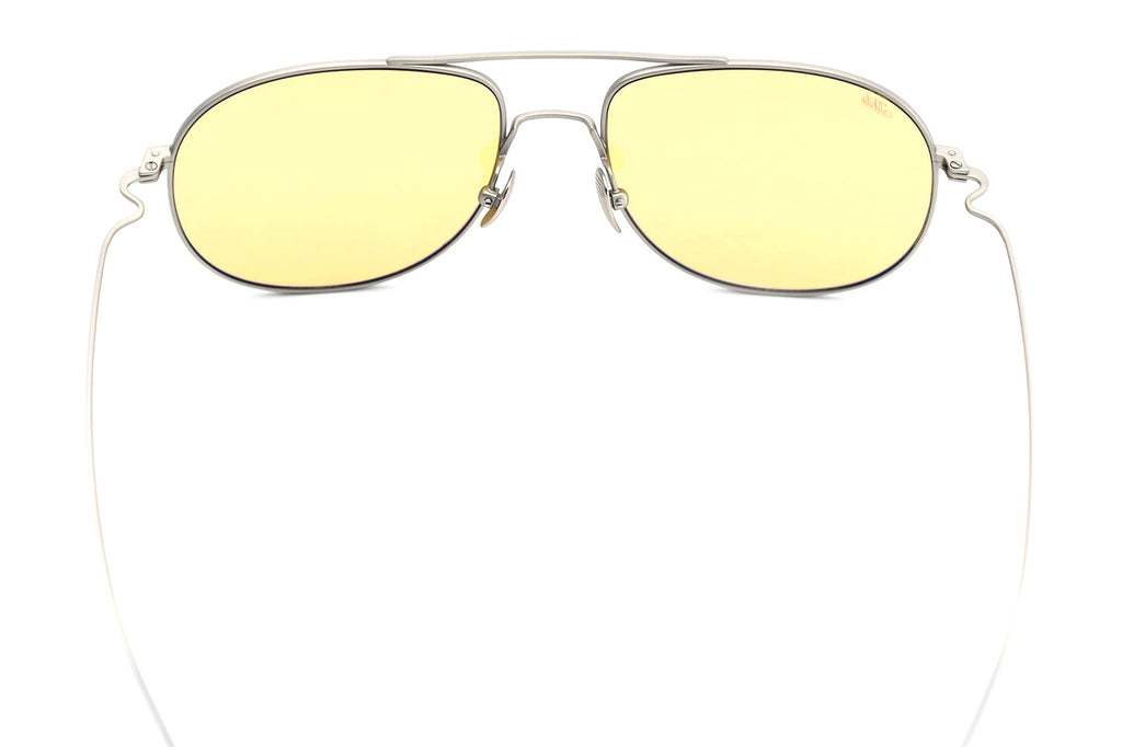AKILA® Eyewear - Torrey Sunglasses Brushed Silver w/ Yellow Lenses