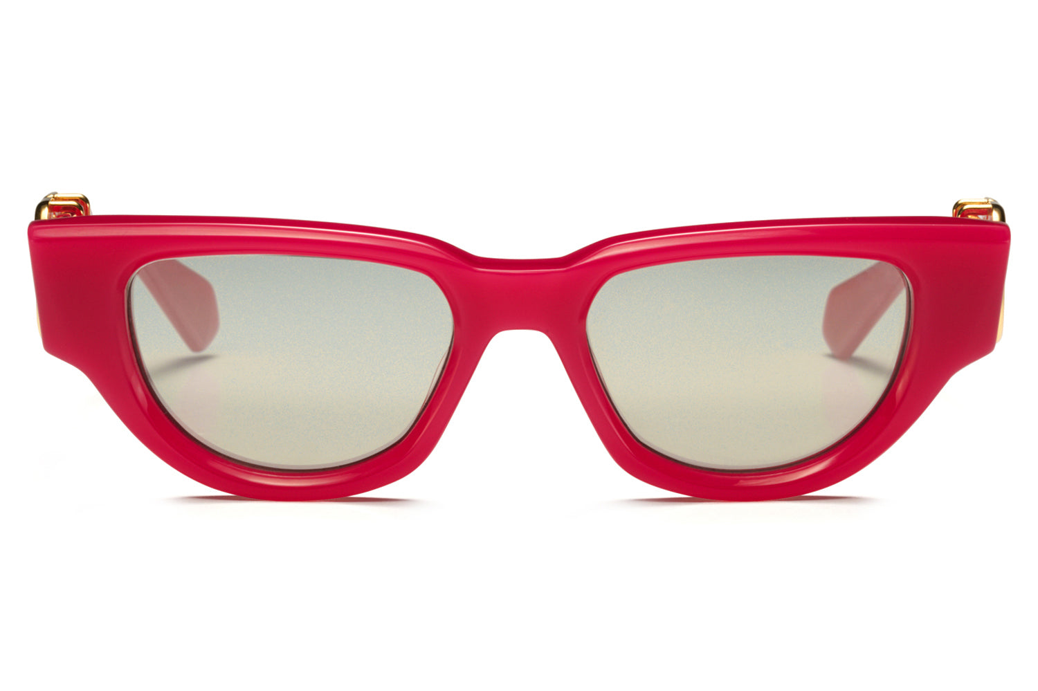 Valentino - Cat-Eye Acetate Sunglasses - Red - Valentino Eyewear