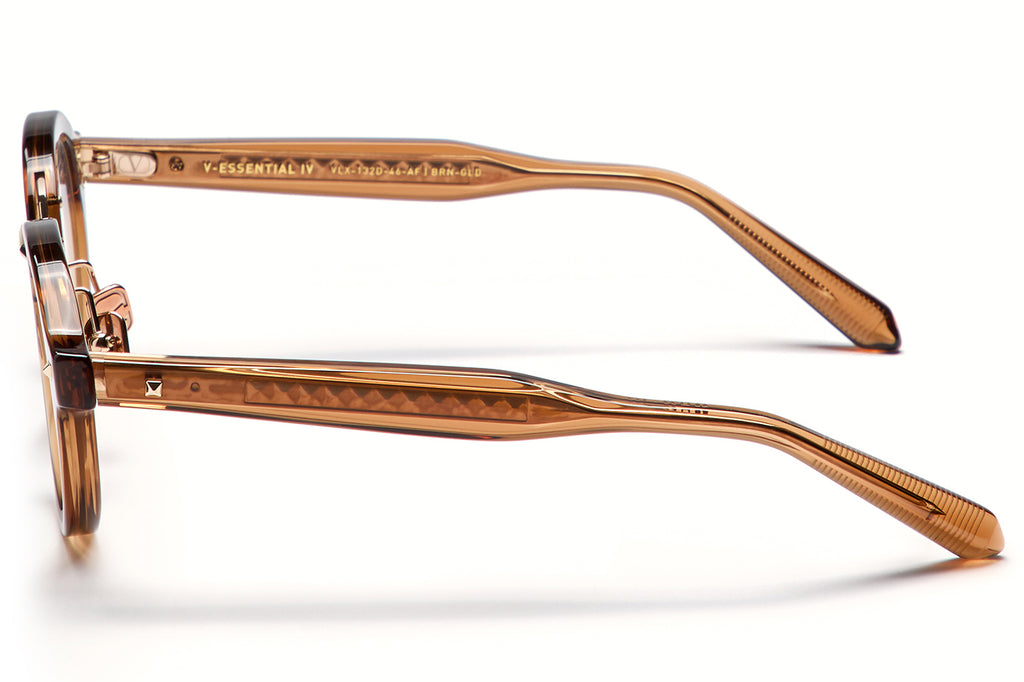 Valentino® Eyewear - V-Essential IV Eyeglasses Crystal Brown & Antiqued White Gold