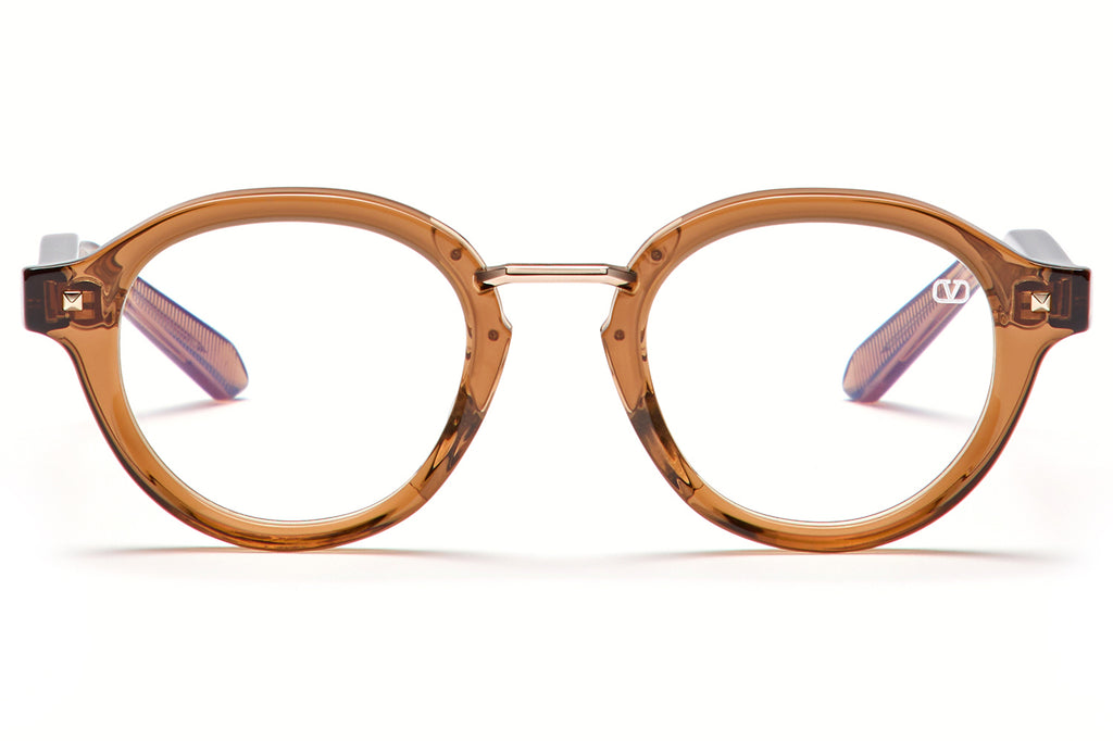Valentino® Eyewear - V-Essential IV Eyeglasses Crystal Brown & Antiqued White Gold