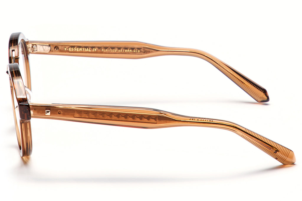 Valentino® Eyewear - V-Essential IV Eyeglasses Crystal Brown & Antiqued White Gold