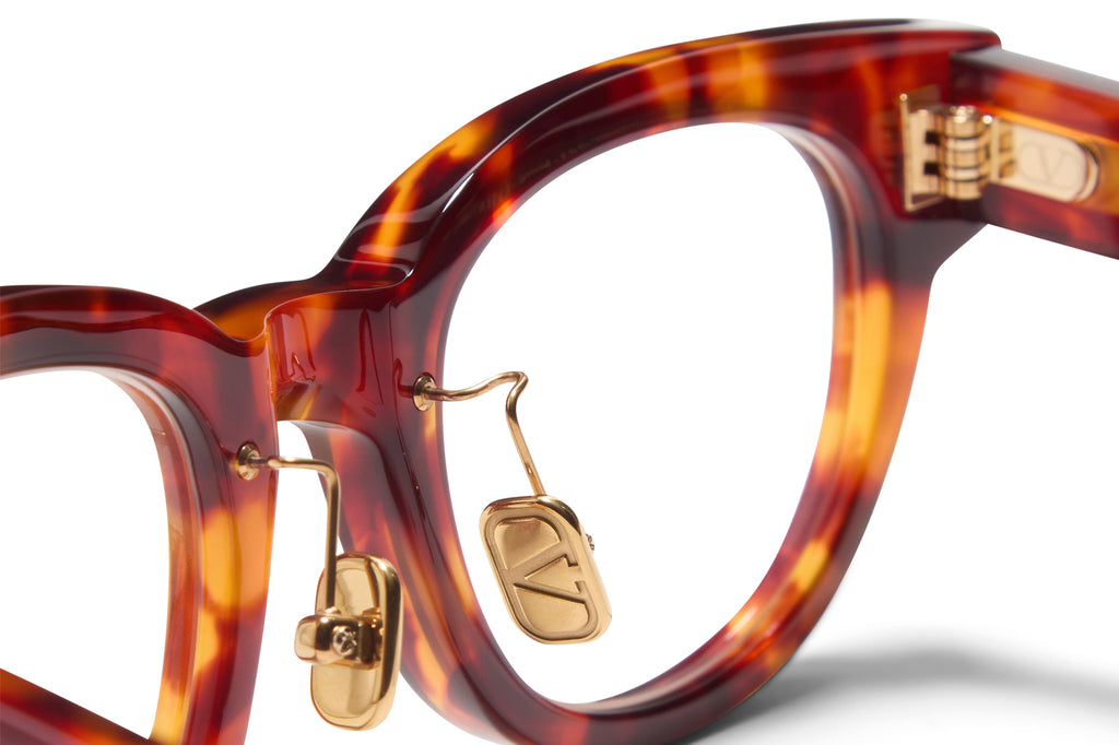 Valentino® Eyewear - V-Essential V Eyeglasses Honey Tortoise with V-Light Gold