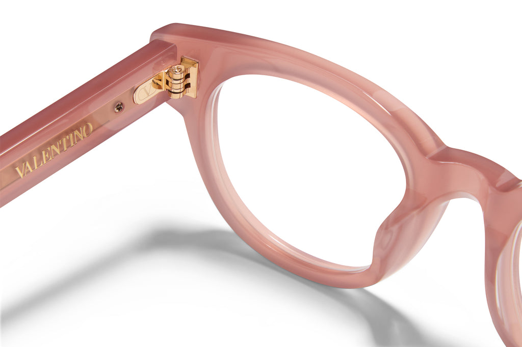 Valentino® Eyewear - V-Essential V Eyeglasses Cloudy Powder Pink with V-Light Gold