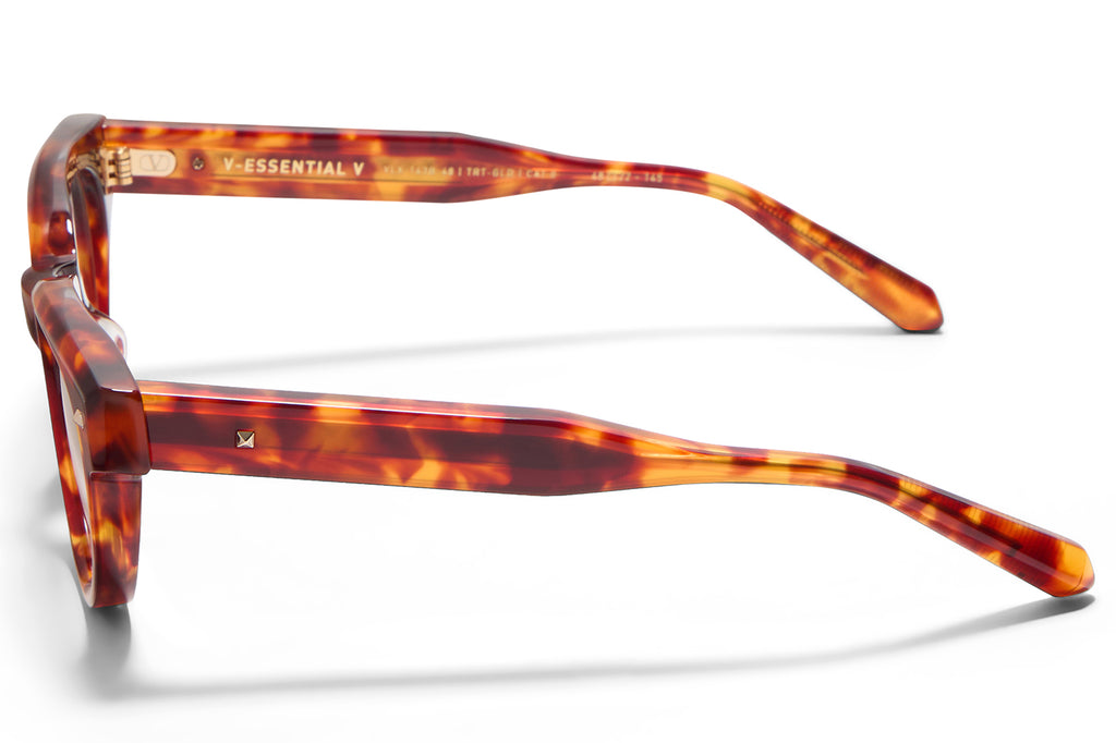 Valentino® Eyewear - V-Essential V Eyeglasses Honey Tortoise with V-Light Gold