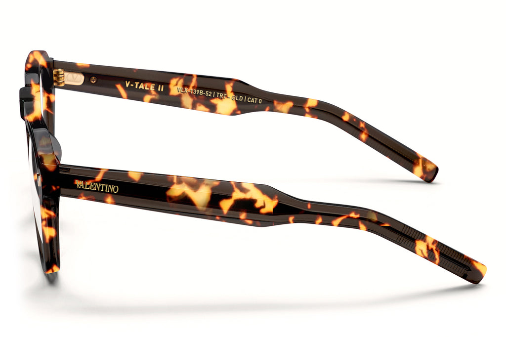Valentino® Eyewear - V-Tale II Eyeglasses Honey Tortoise & V-Light Gold