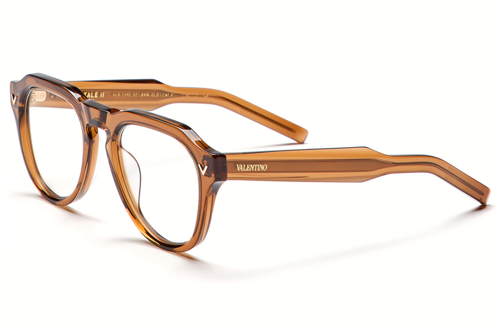 Valentino® Eyewear - V-Tale II Eyeglasses Crystal Brown & V-Light Gold