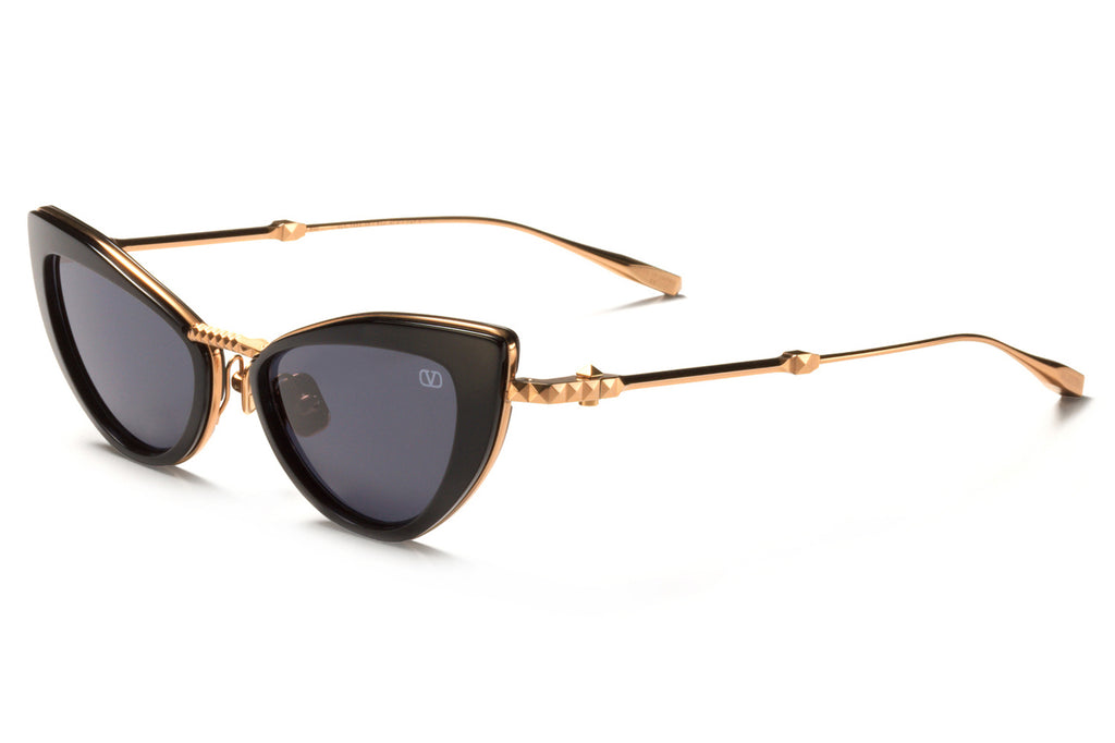 Valentino® Eyewear - VIII Sunglasses Rose Gold & Solid Black with Dark Grey Lenses