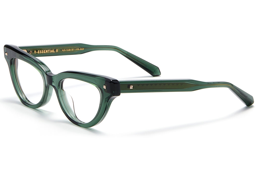 Valentino® Eyewear - V-Essential II Eyeglasses Crystal Emerald Green & Light Gold