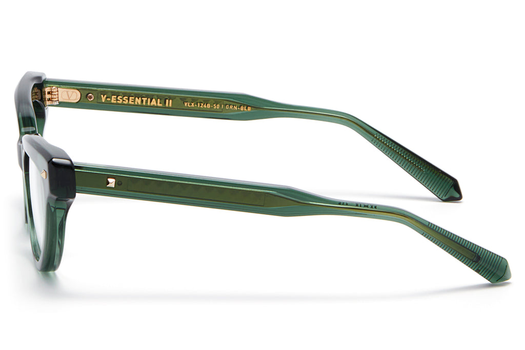 Valentino® Eyewear - V-Essential II Eyeglasses Crystal Emerald Green & Light Gold