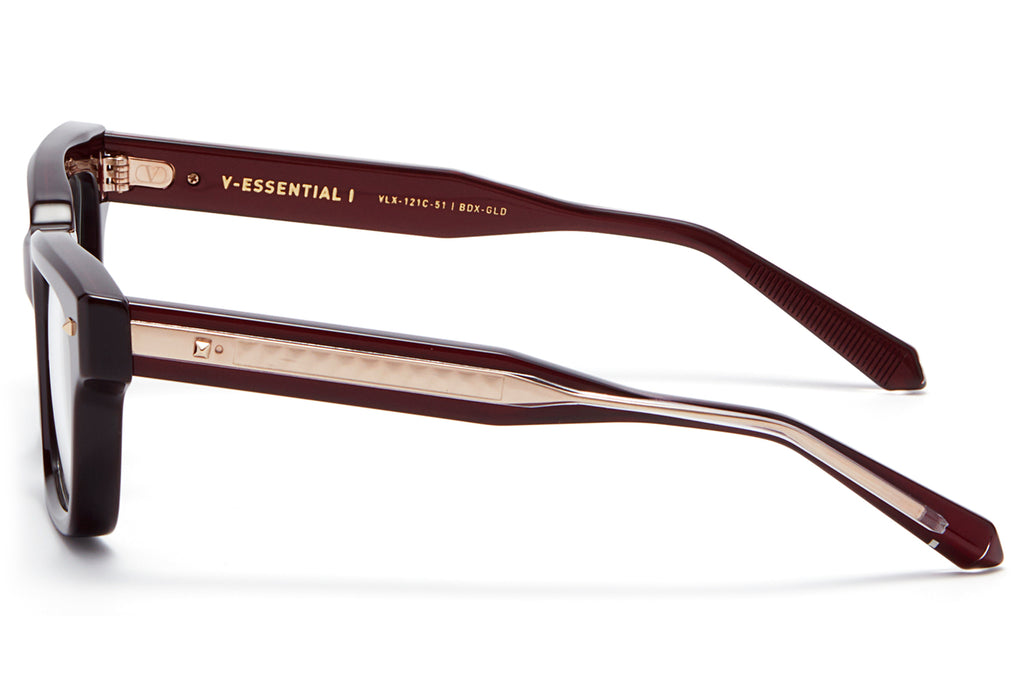 Valentino® Eyewear - V-Essential I Eyeglasses Matte Bordeaux & White Gold