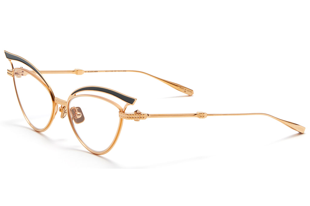 Valentino® Eyewear - V-Glassliner II Eyeglasses Light Gold & Green Enamel