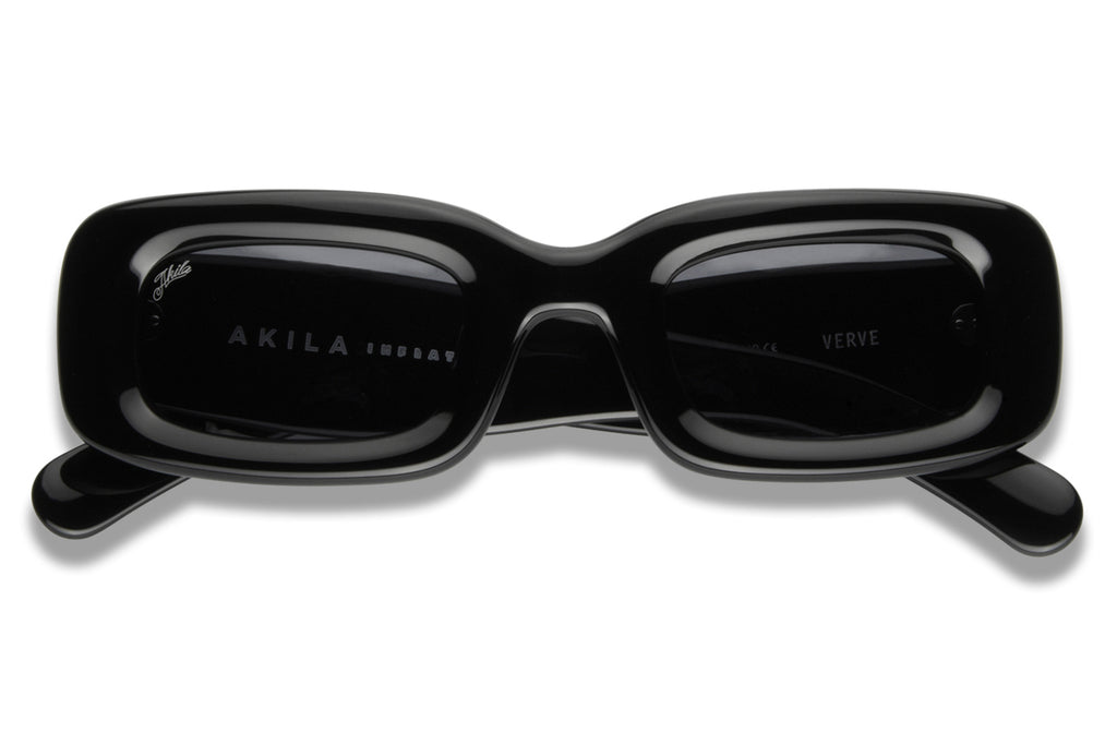 AKILA® Eyewear - Verve_Inflated Sunglasses Black w/ Black Lenses