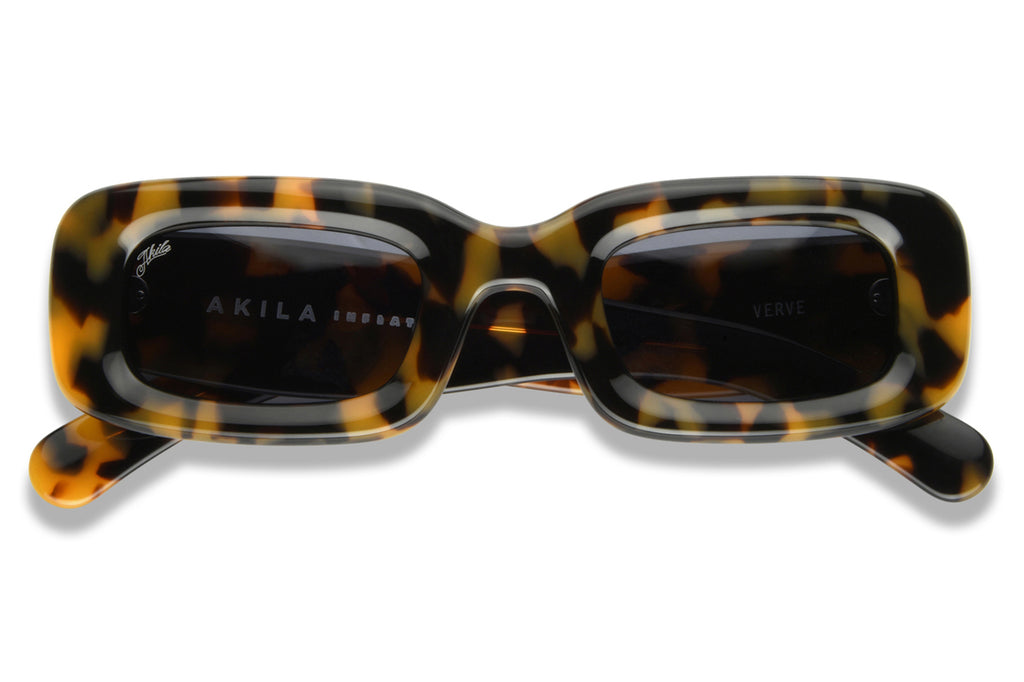 AKILA® Eyewear - Verve_Inflated Sunglasses Tortoise w/ Black Lenses