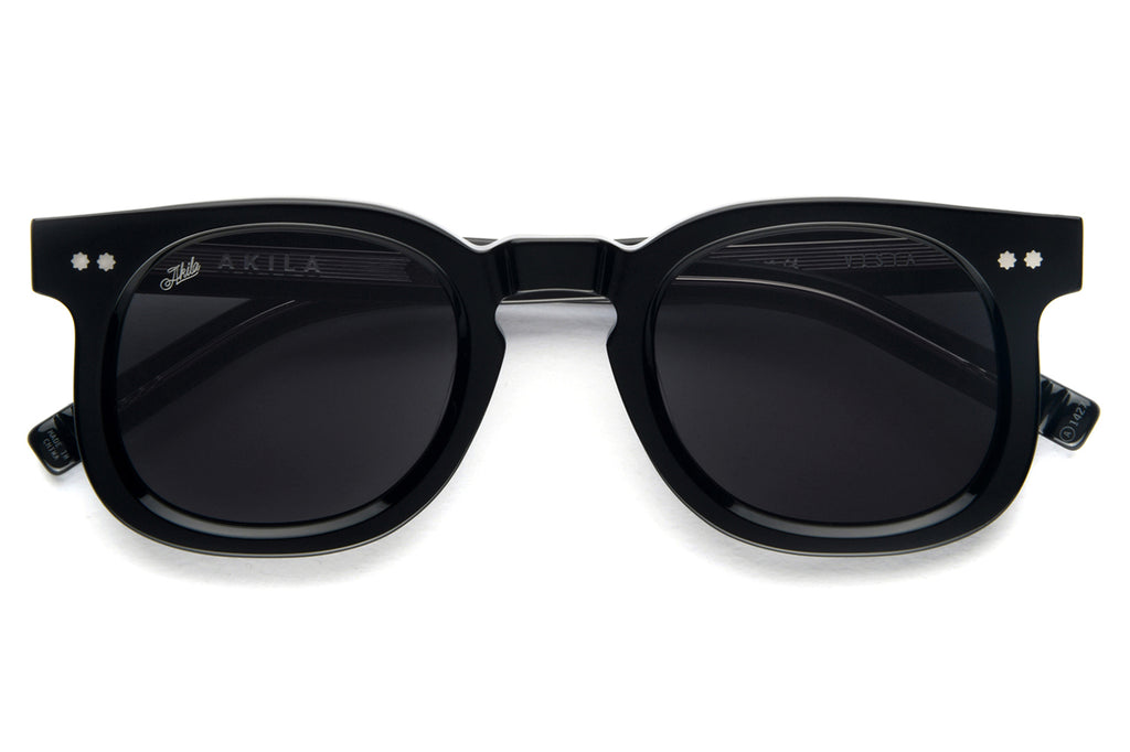 AKILA® Eyewear - Vista Sunglasses Black w/ Black Lenses