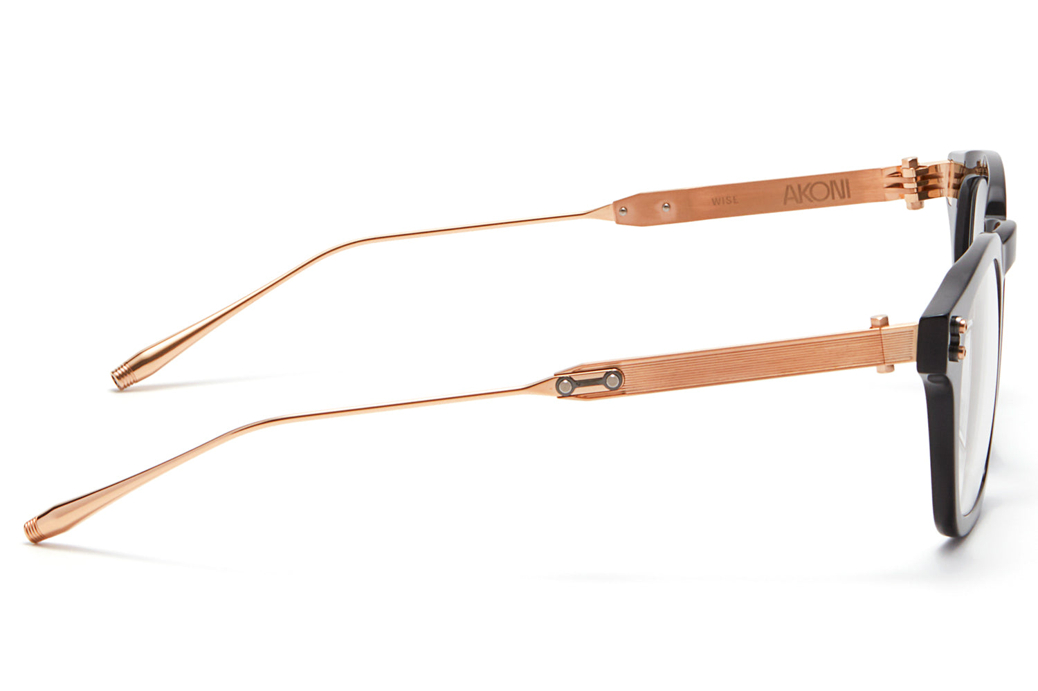 Akoni Wise Acetate & Titanium Eyeglasses | Made in Japan