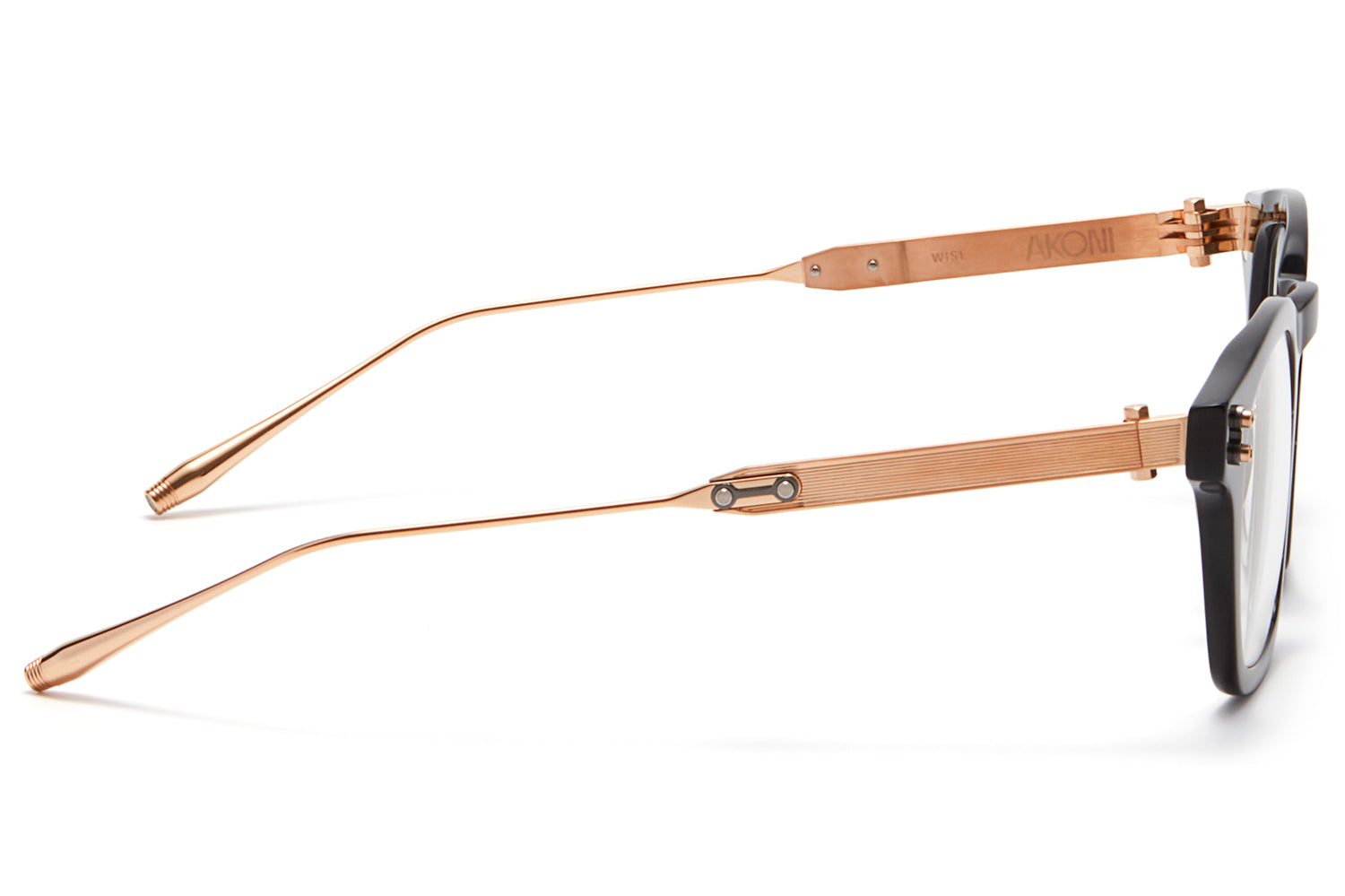 Akoni Wise Acetate & Titanium Eyeglasses | Made in Japan
