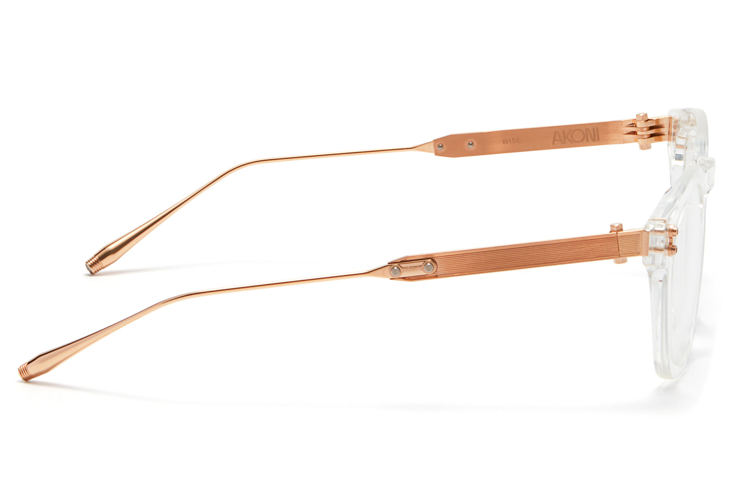 Akoni Wise Acetate & Titanium Eyeglasses | Made in Japan