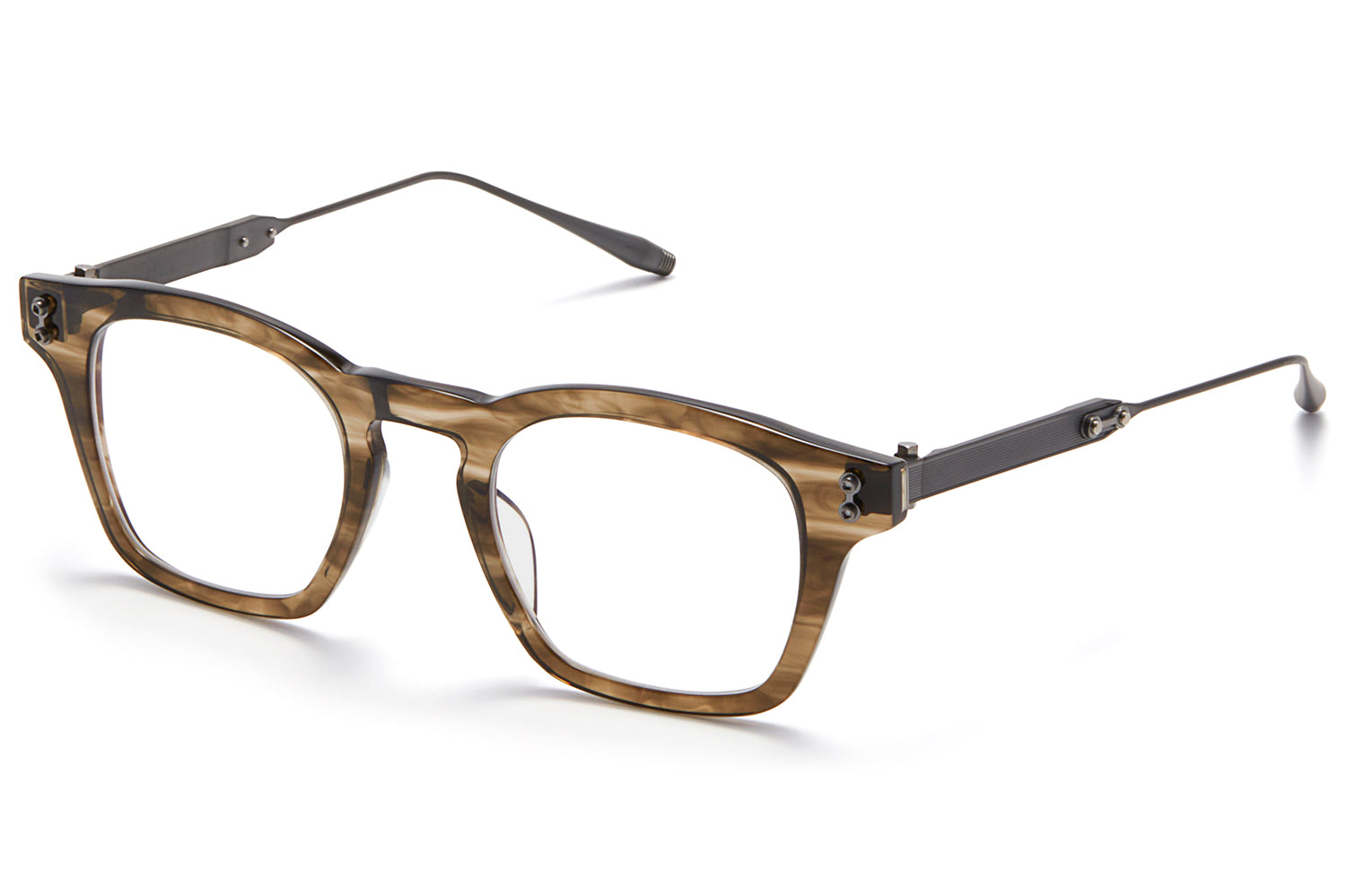 Akoni Wise Acetate & Titanium Eyeglasses | Made in Japan