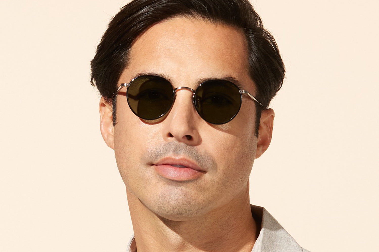 Garrett Leight® - Wilson | Round Acetate Sunglasses