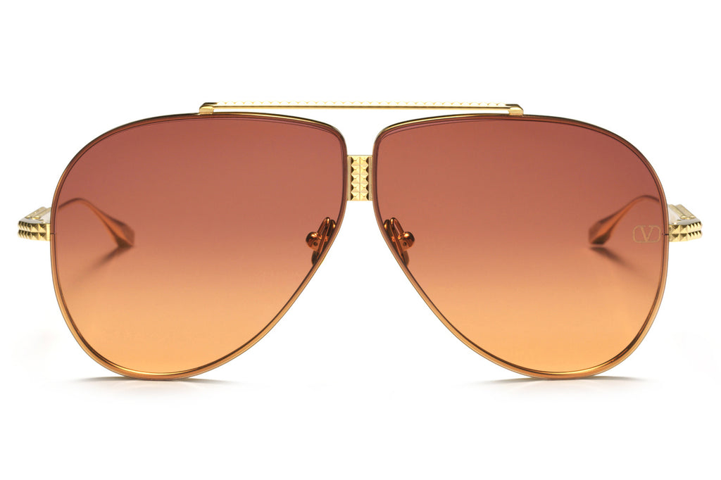 Valentino® Eyewear - XVI Sunglasses V-Light Gold with Violet to Orange Lenses