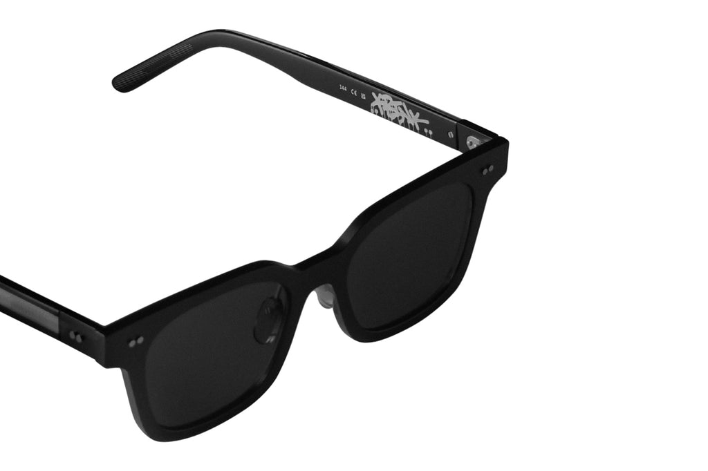 AKILA® Eyewear - Hi-Fi x Krink Sunglasses Black w/ Black Lenses