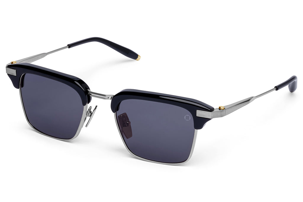 Akoni - Euclid Sunglasses Brushed Black Palladium & Black with Dark Grey Lenses