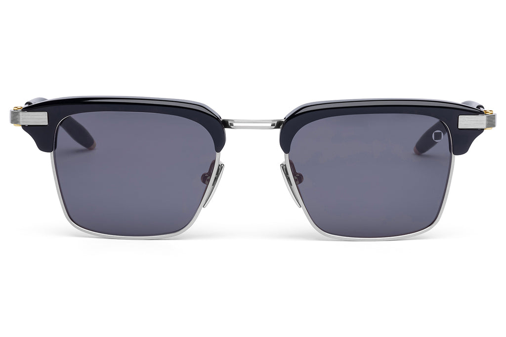Akoni - Euclid Sunglasses Brushed Black Palladium & Black with Dark Grey Lenses