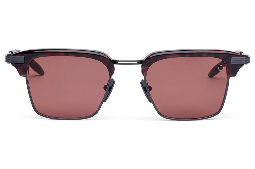 Akoni - Euclid Sunglasses Brushed Pewter & Dark Havana with Mars Lenses