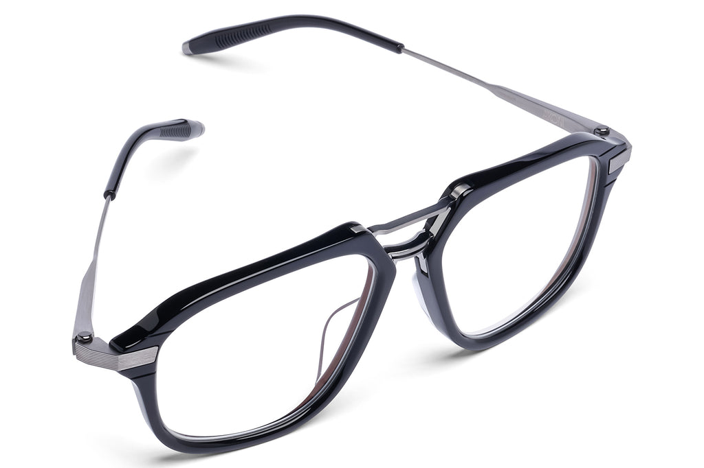 Akoni - Iras Eyeglasses Black & Brushed Black Palladium