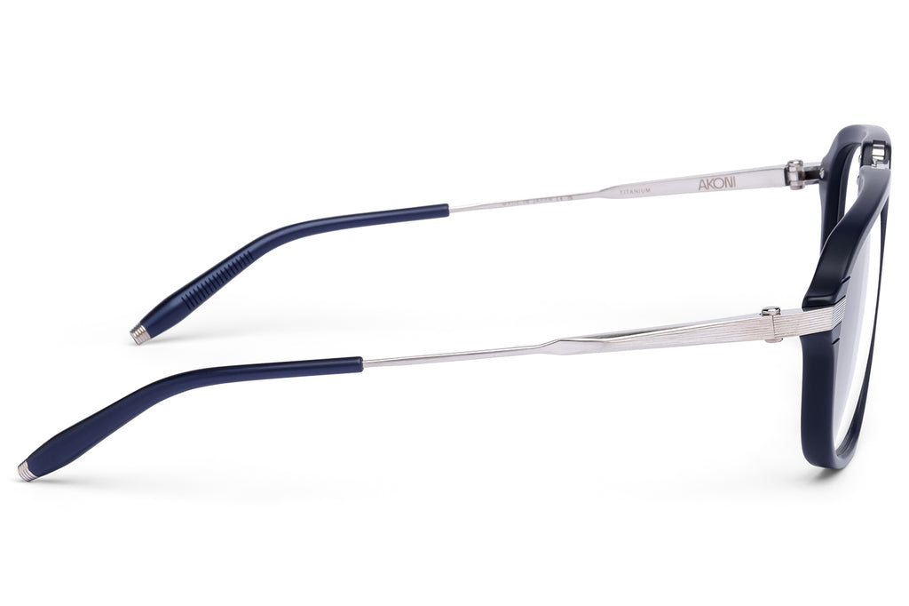 Akoni - Iras Eyeglasses Blue & Brushed Palladium