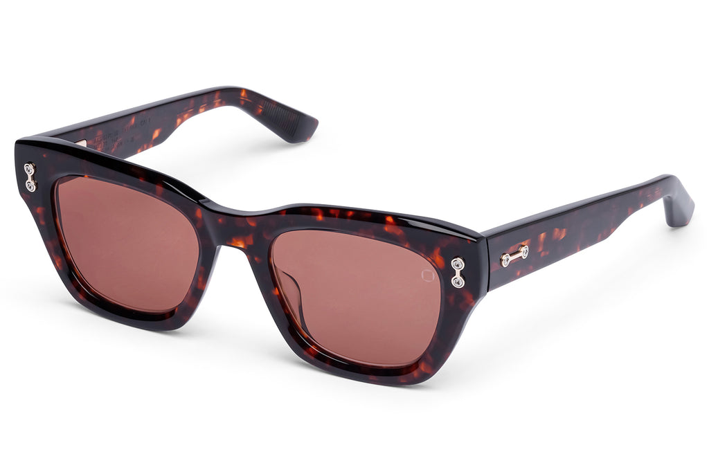 Akoni - Nebula Sunglasses Red Havana & 12k Gold with Mars Lenses