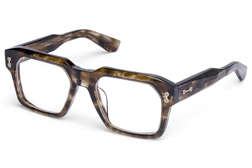 Akoni - Pegasus Eyeglasses Green Swirl & 12k Gold