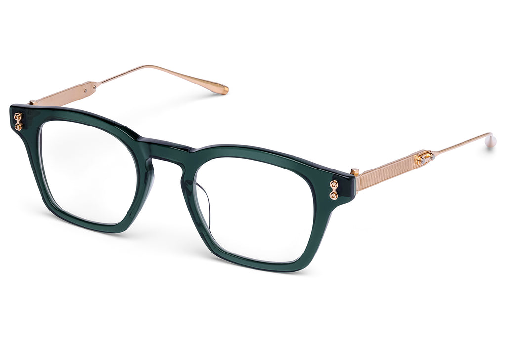 Deep Emerald Green & 12k Gold