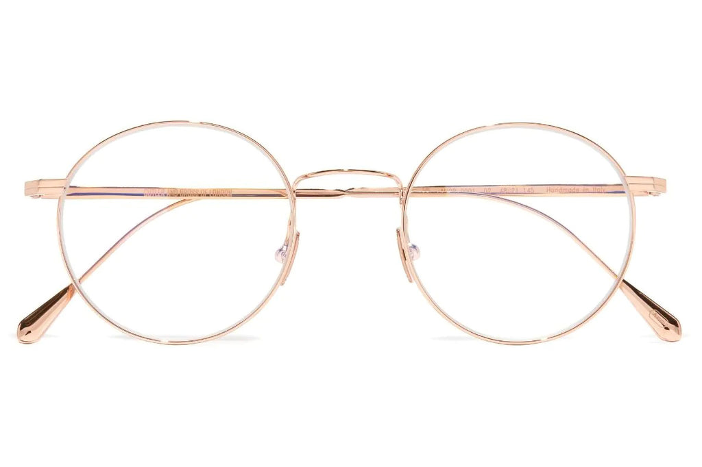 Cutler & Gross - 0001 Eyeglasses Rose Gold 18K