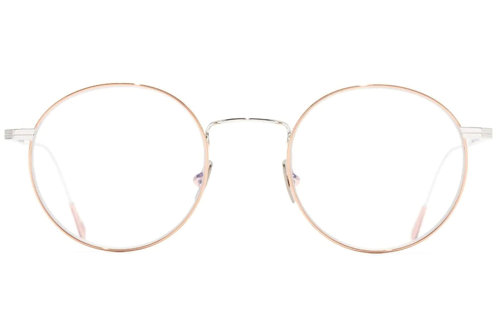 Cutler & Gross - 0001 Eyeglasses Rose Gold 18K + Rhodium 18K