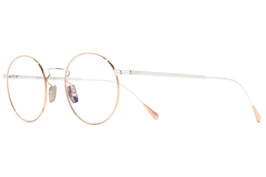 Cutler & Gross - 0001 Eyeglasses Rose Gold 18K + Rhodium 18K