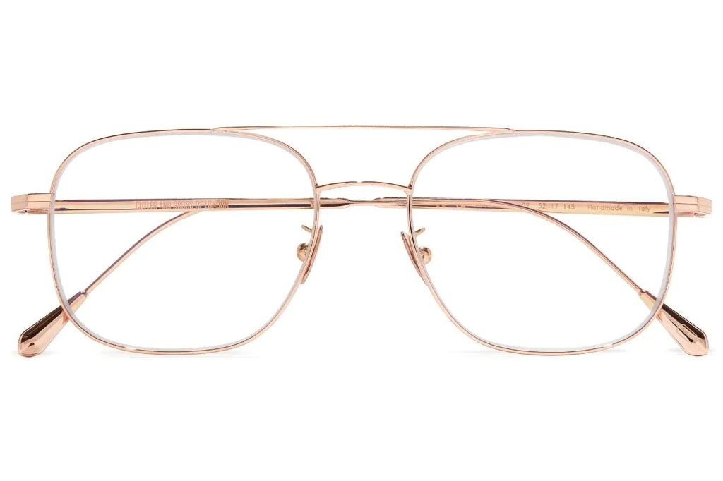 Cutler & Gross - 0003 Eyeglasses Rose Gold 18K