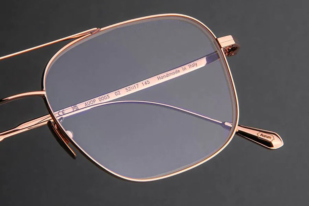 Cutler & Gross - 0003 Eyeglasses Rose Gold 18K