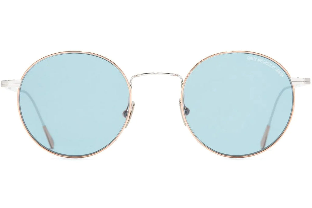 Cutler & Gross - 0001 Sunglasses Rose Gold 18K + Rhodium 18K