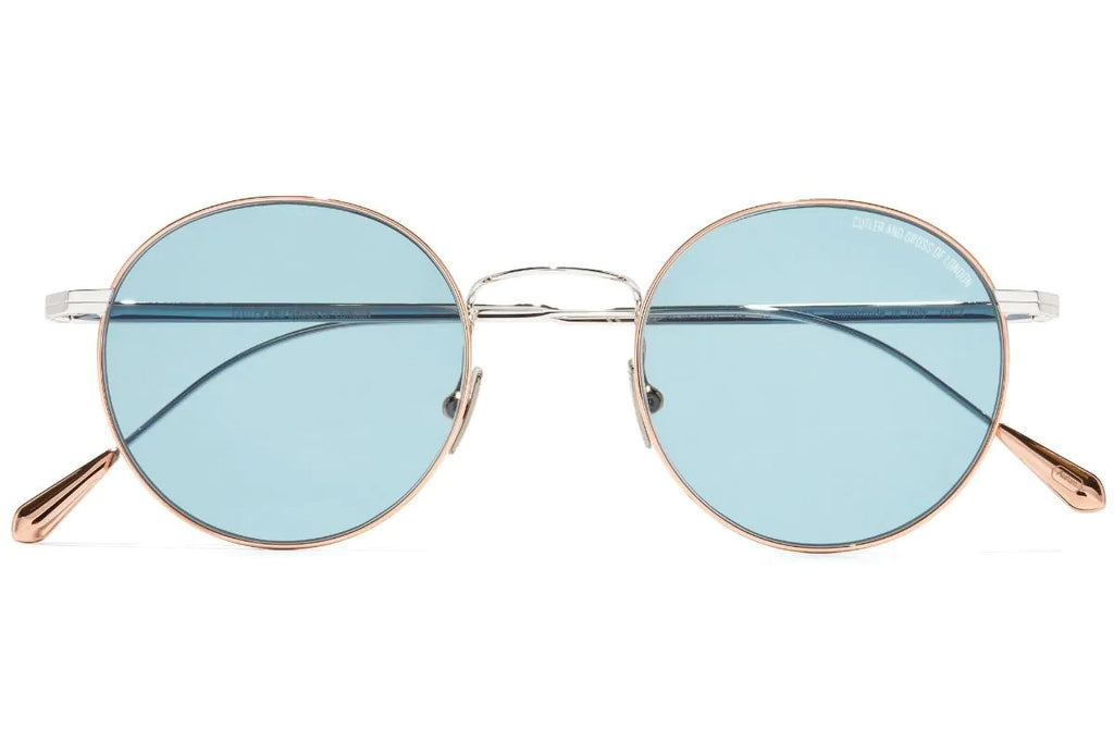 Cutler & Gross - 0001 Sunglasses Rose Gold 18K + Rhodium 18K