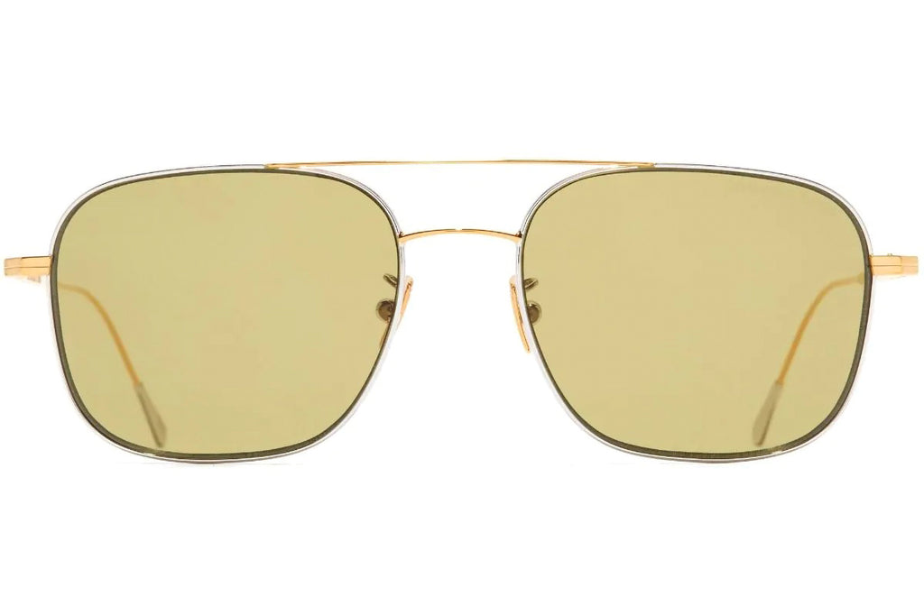 Cutler & Gross - 0003 Sunglasses Yellow Gold 24K + Rhodium 18K