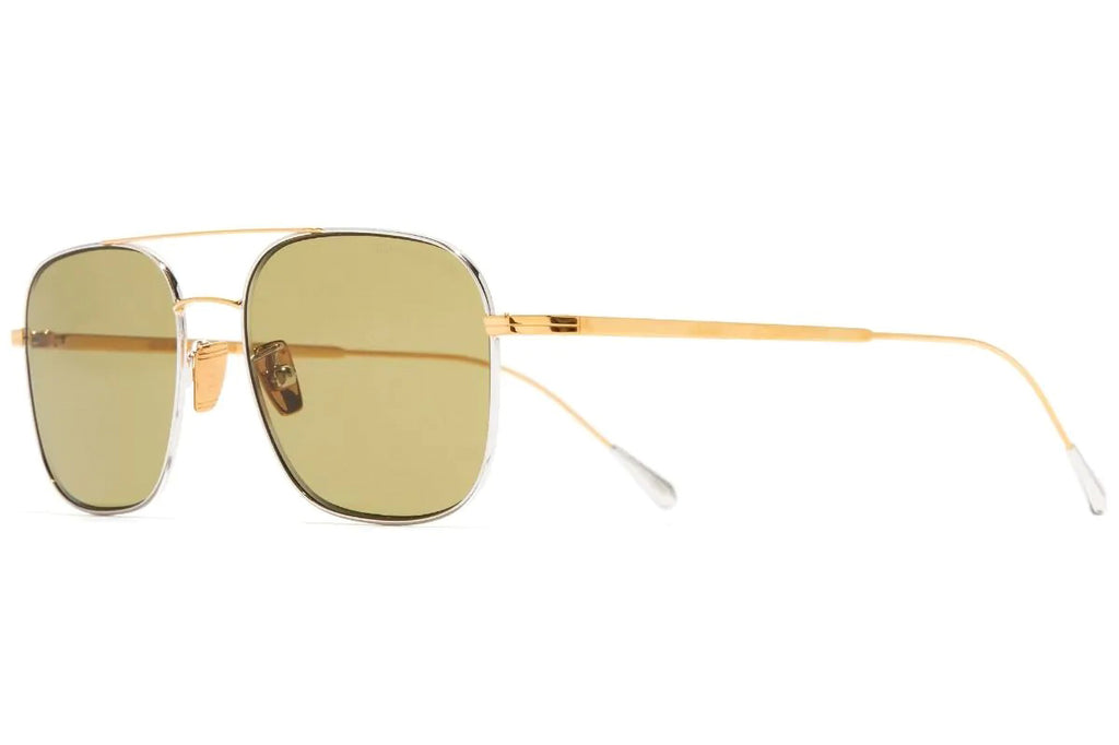 Cutler & Gross - 0003 Sunglasses Yellow Gold 24K + Rhodium 18K