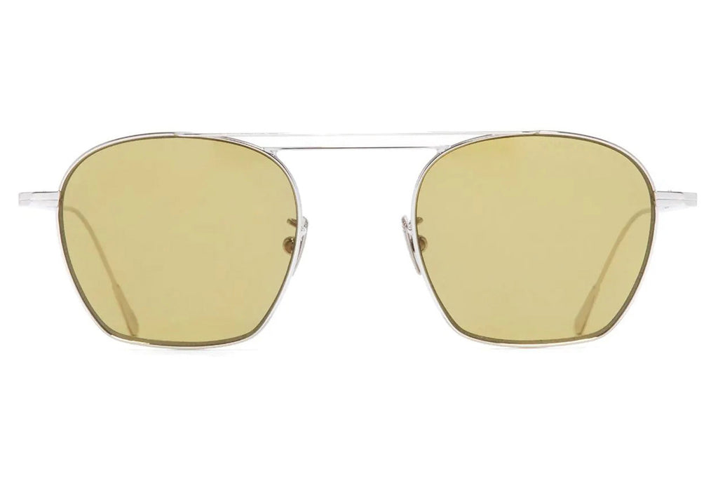 Cutler & Gross - 0004 Sunglasses White Gold Rhodium 18K